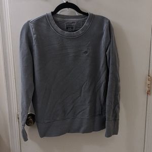 Distressed Converse One Star Grey Sweatshirt L